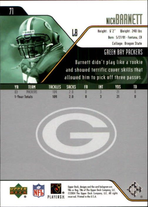 2004 upper deck rivals