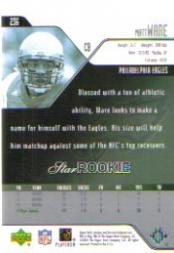 2004 Upper Deck Football "Main Set" Cards #208 to #275 - Picture 31 of 109