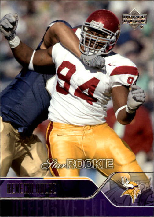 2004 Upper Deck Football "Main Set" Cards #208 to #275 - Picture 64 of 109