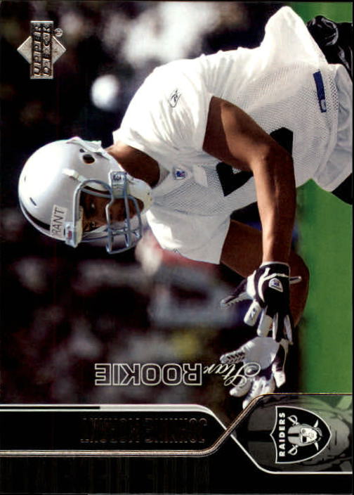 2004 Upper Deck Football "Main Set" Cards #208 to #275 - Picture 80 of 109