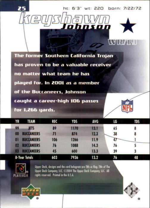 2004 Finite HG (Upper Deck) Football "Main Set" Cards #1 to #260 - Picture 51 of 277