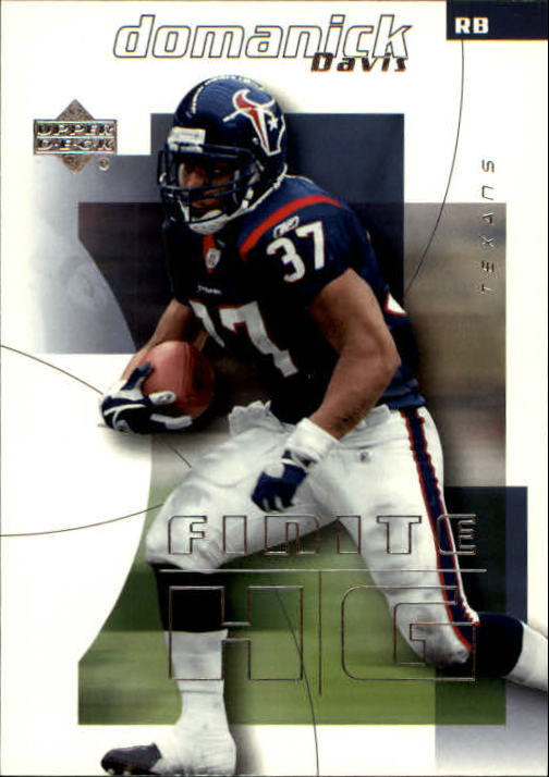 2004 Finite HG (Upper Deck) Football "Main Set" Cards #1 to #260 - Picture 72 of 277