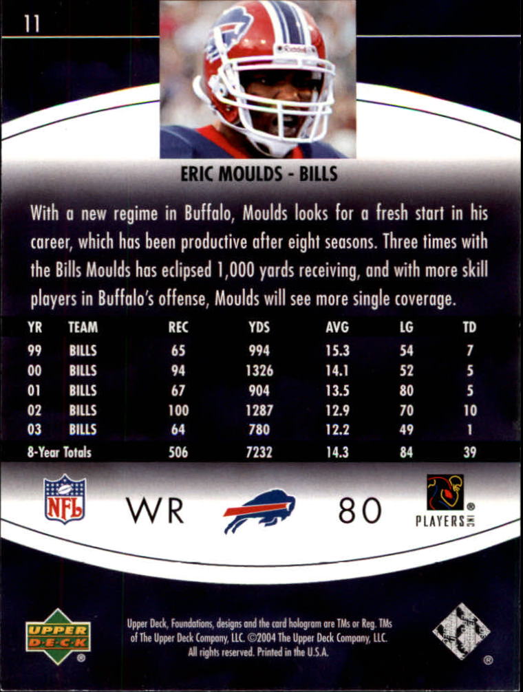 2004 Foundations (Upper Deck) Football "Main Set" Cards #1 to #215 - Picture 23 of 209