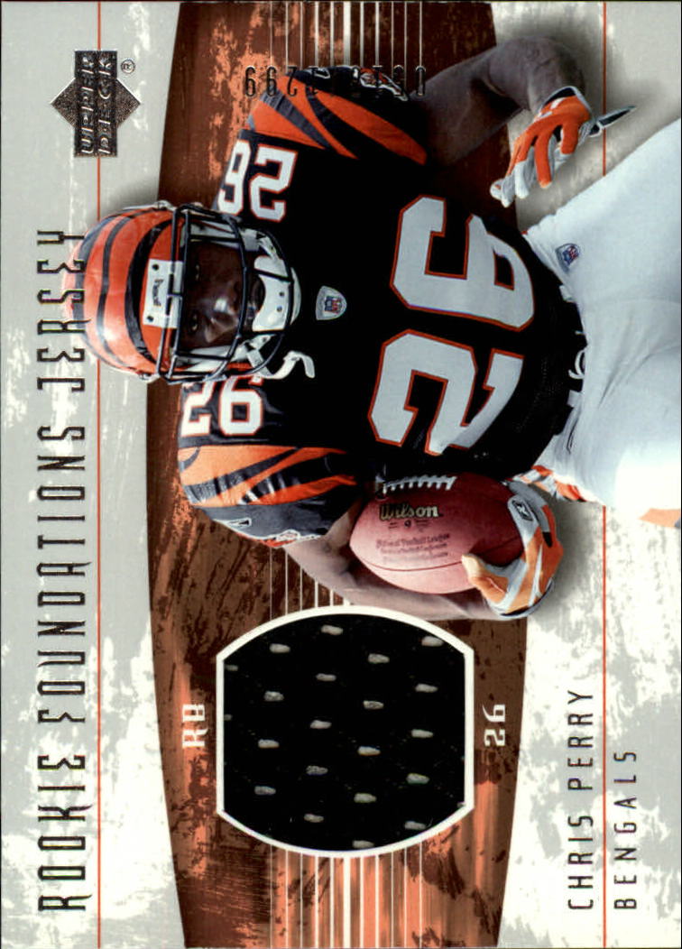 Chris Perry Rookie 2004 Upper Deck Foundations #251 Cincinnati Bengals |  mancavecards