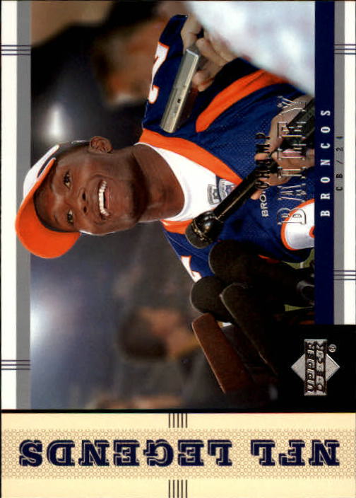 2004 Legends (Upper Deck) Football "Main Set" Cards #1 to #186 - Picture 54 of 219