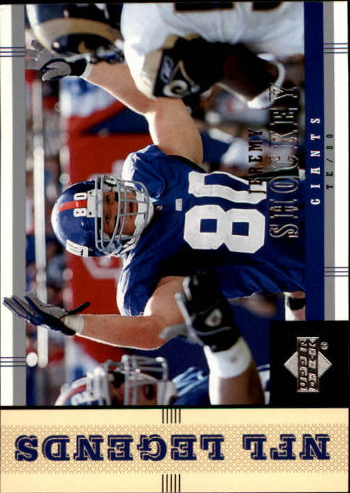 2004 Legends (Upper Deck) Football "Main Set" Cards #1 to #186 - Picture 114 of 219