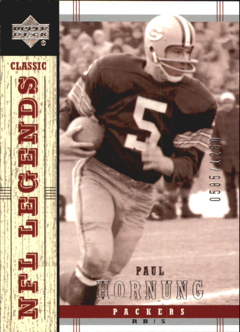 2004 Upper Deck Legends #100 Paul Hornung