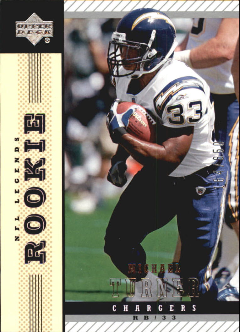 2004 Upper Deck Legends Football Card #133 Michael Turner Rookie | eBay