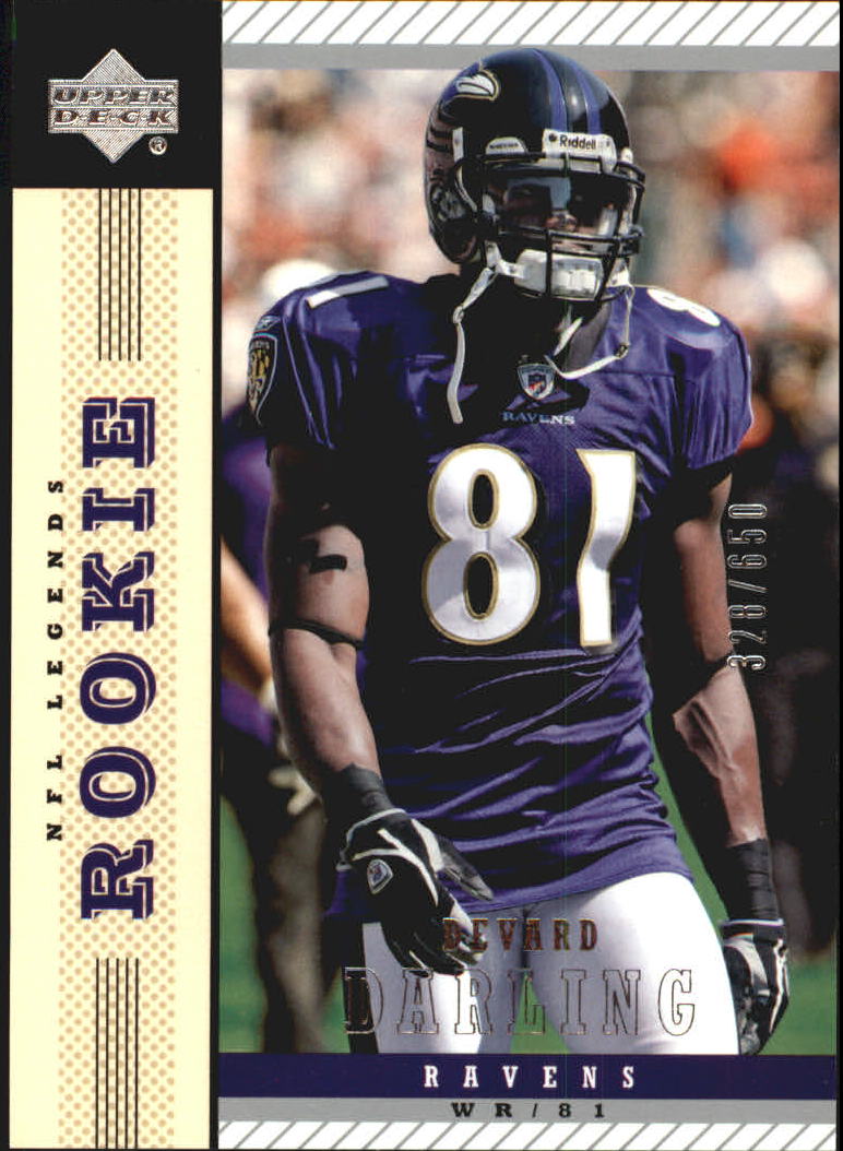 2004 Legends (Upper Deck) Football "Main Set" Cards #1 to #186 - Picture 202 of 219