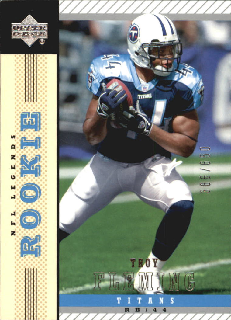 2004 Legends (Upper Deck) Football "Main Set" Cards #1 to #186 - Picture 218 of 219