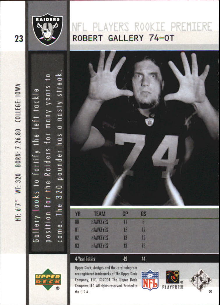 2004 Upper Deck Rookie Premiere Football "Main Set" Cards - Picture 41 of 55