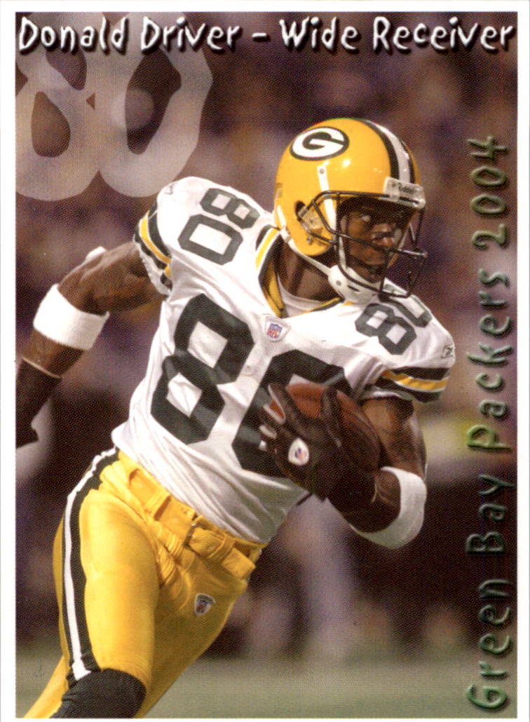 2008 Score Super Bowl Gold Version Donald Driver Green Bay Packers #109 800