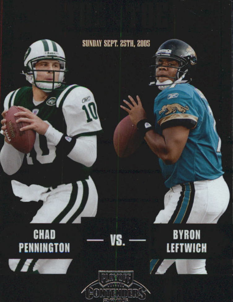 2005 Playoff Contenders Toe to Toe #7 Chad Pennington/Byron Leftwich
