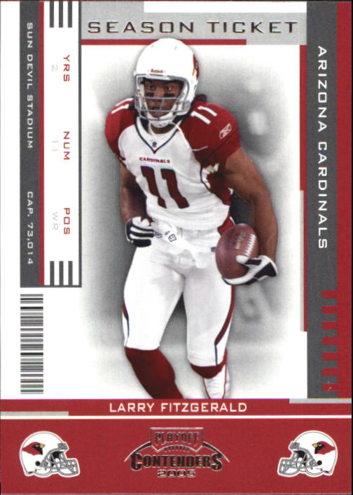 2005 Playoff Contenders #3 Larry Fitzgerald