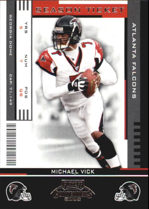 2005 Playoff Contenders #4 Michael Vick