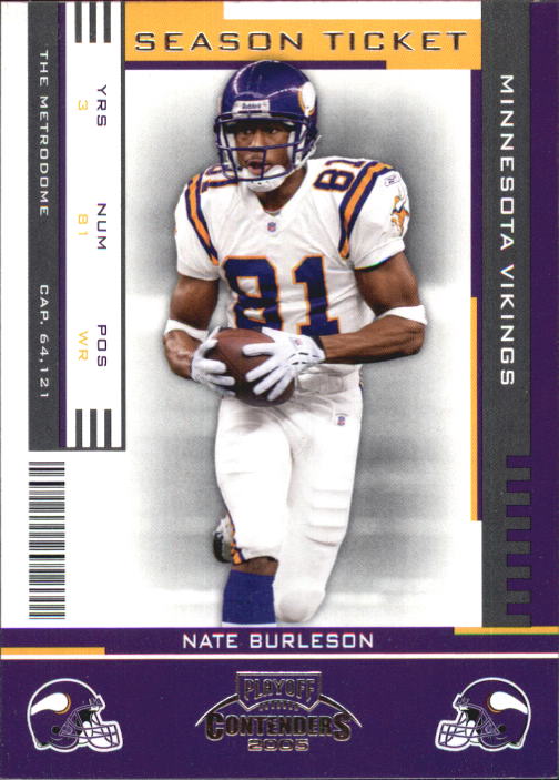 2005 Playoff Contenders #56 Nate Burleson