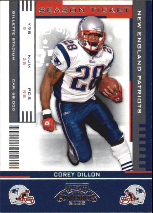 2005 Playoff Contenders #57 Corey Dillon