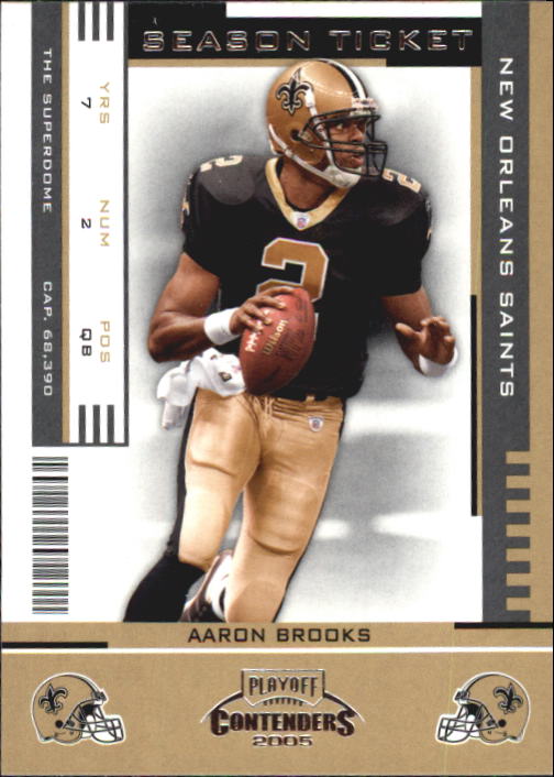 2005 Playoff Contenders #60 Aaron Brooks