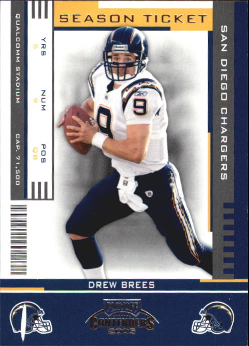 2005 Playoff Contenders #81 Drew Brees