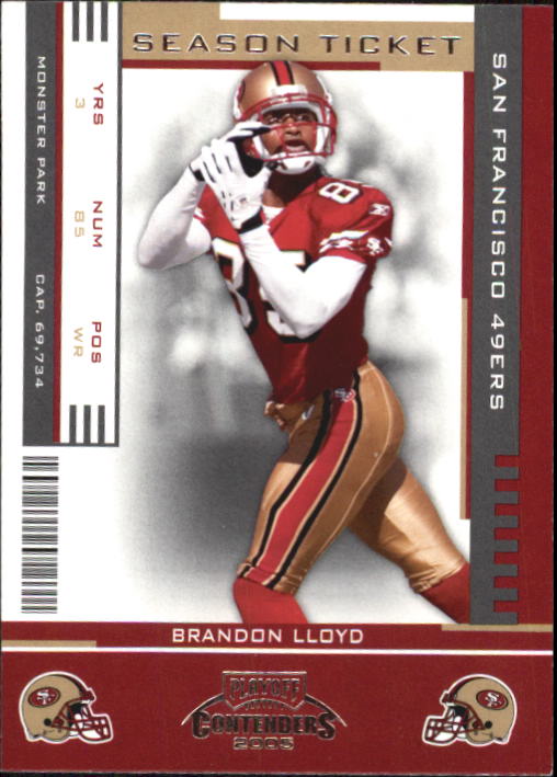 2005 Playoff Contenders #83 Brandon Lloyd