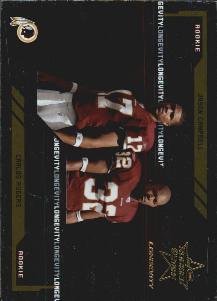2005 Leaf Rookies and Stars Longevity #100 J.Campbell/C.Rogers CL