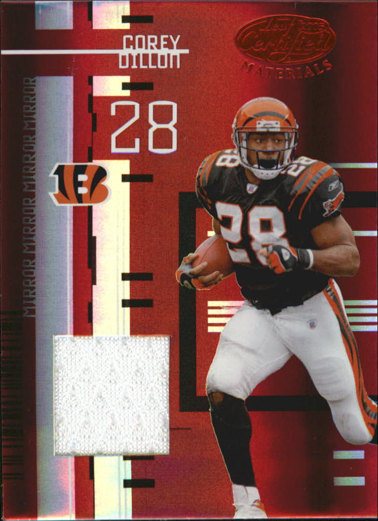 2005 Leaf Certified Materials Mirror Red Materials #125 Corey Dillon