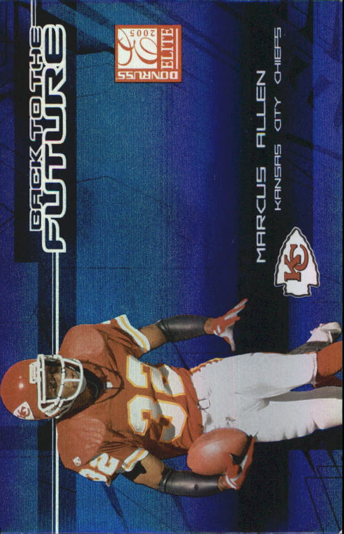 2005 Donruss Elite Back to the Future Blue #BF3 Marcus Allen/Priest Holmes