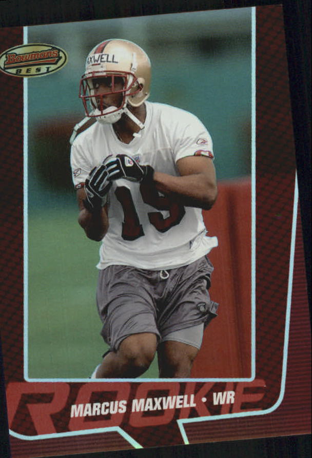 2005 Bowman's Best Red #79 Marcus Maxwell