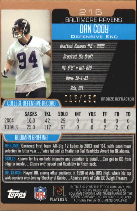 A0887- 2005 Bowman Chrome FB #s 201-259 +Inserts -You Pick- 15+ FREE US SHIP - Picture 59 of 128