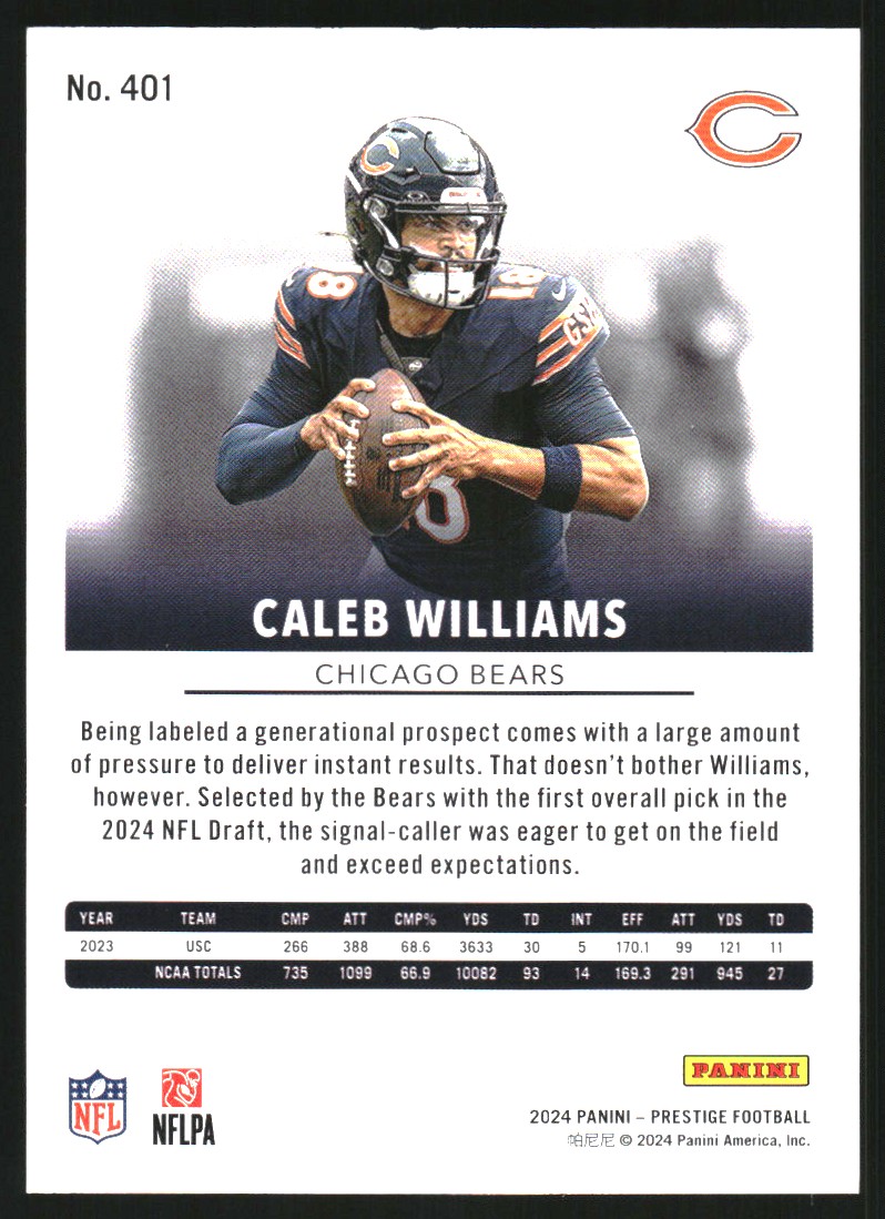 Sports Card Back