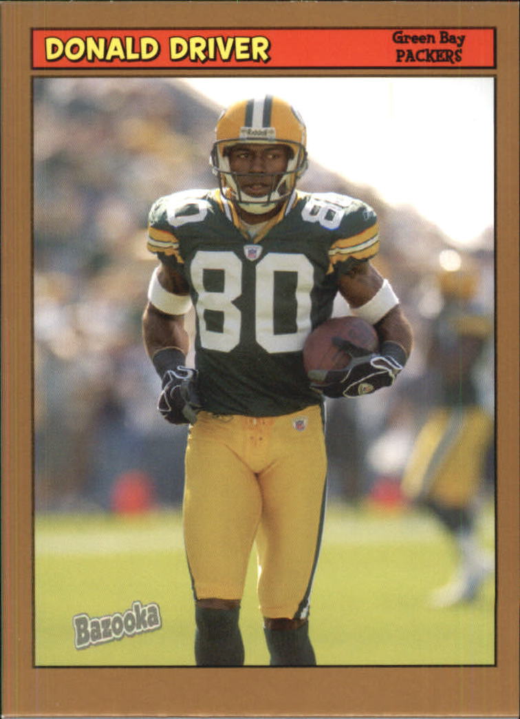 2008 Score Super Bowl Gold Version Donald Driver Green Bay Packers #109 800