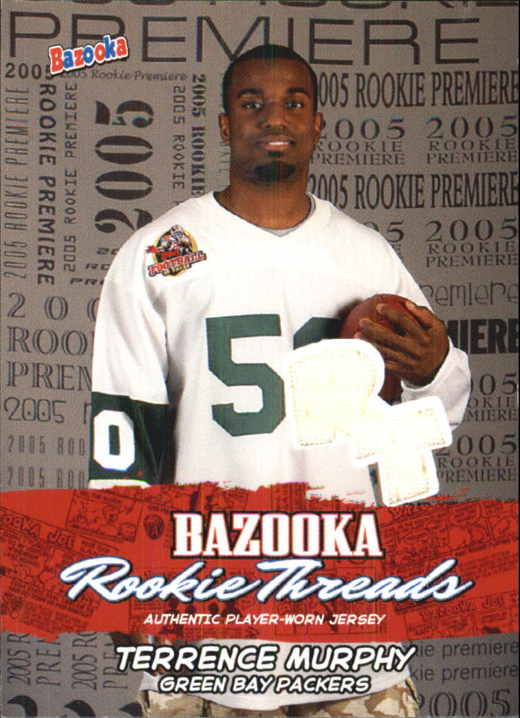 2005 Bazooka Rookie Threads #BZRTM2 Terrence Murphy Wht