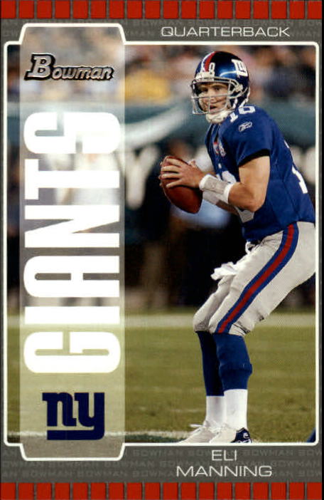 2005 Bowman #40 Eli Manning