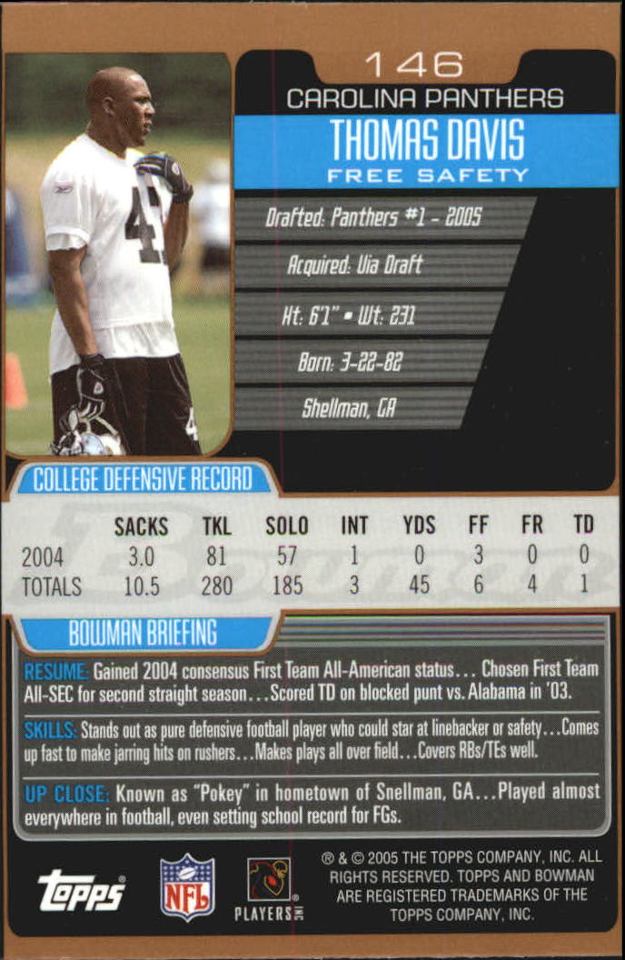 2005 Bowman Football Bronze Parallel Singles - Sie wählen - Bild 103 von 109
