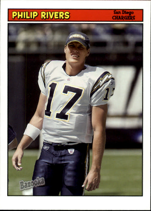 Philip Rivers 2004 Topps Bazooka Rookie Card