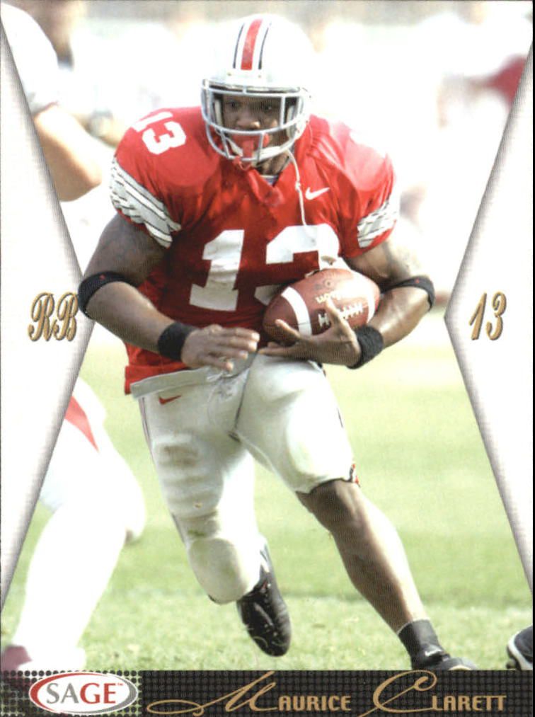 2005 Sage Football "Main Set" Base Cards - Picture 104 of 109