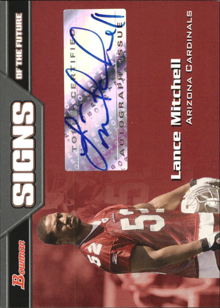2005 Bowman Signs of the Future Autographs #SFLM Lance Mitchell G