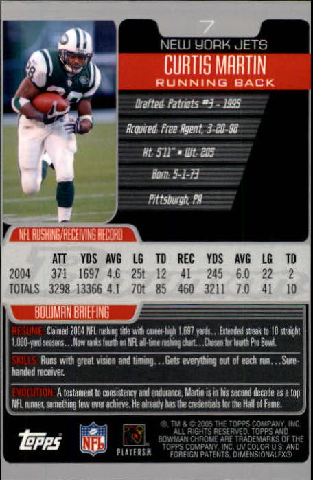 A0887- 2005 Bowman Chrome FB Cards 1-200 +Rookies -You Pick- 15+ FREE US SHIP - Picture 7 of 375