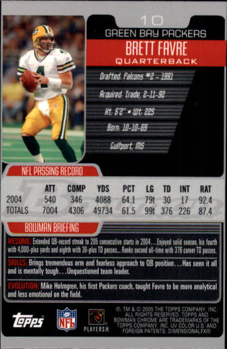 A0887- 2005 Bowman Chrome FB Cards 1-200 +Rookies -You Pick- 15+ FREE US SHIP - Picture 13 of 375