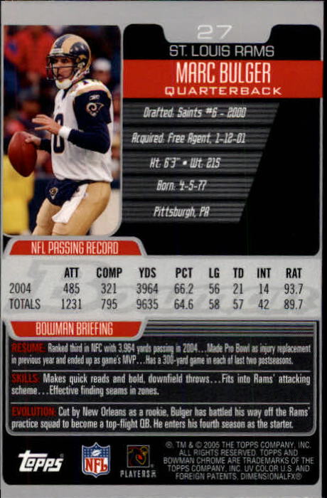 A0887- 2005 Bowman Chrome FB Cards 1-200 +Rookies -You Pick- 15+ FREE US SHIP - Picture 45 of 375
