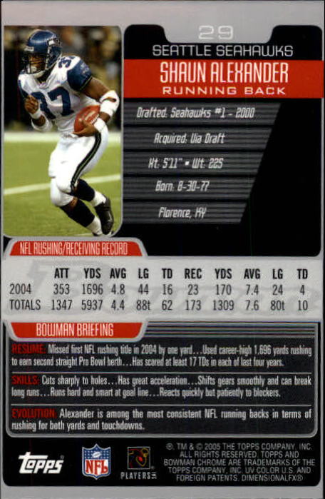 A0887- 2005 Bowman Chrome FB Cards 1-200 +Rookies -You Pick- 15+ FREE US SHIP - Picture 49 of 375