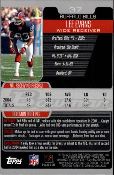 A0887- 2005 Bowman Chrome FB Cards 1-200 +Rookies -You Pick- 15+ FREE US SHIP - Picture 65 of 375