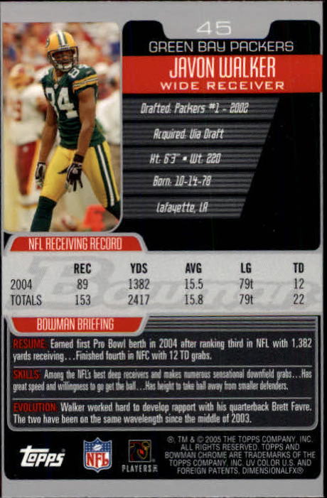 A0887- 2005 Bowman Chrome FB Cards 1-200 +Rookies -You Pick- 15+ FREE US SHIP - Picture 81 of 375