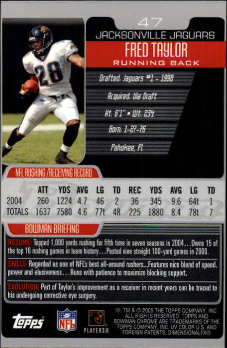 A0887- 2005 Bowman Chrome FB Cards 1-200 +Rookies -You Pick- 15+ FREE US SHIP - Picture 85 of 375