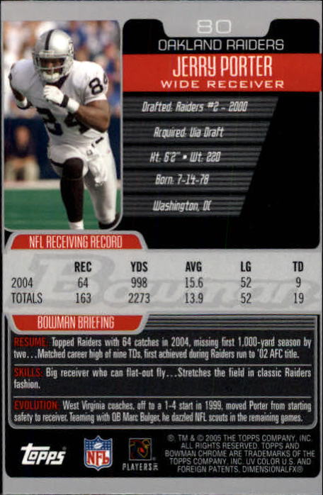 A0887- 2005 Bowman Chrome FB Cards 1-200 +Rookies -You Pick- 15+ FREE US SHIP - Picture 145 of 375