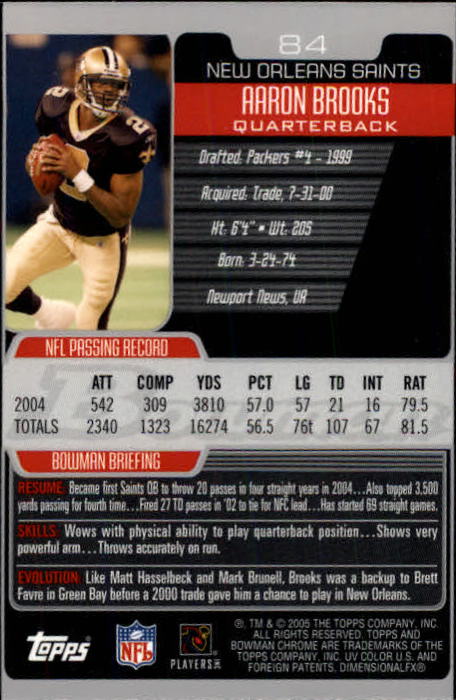 A0887- 2005 Bowman Chrome FB Cards 1-200 +Rookies -You Pick- 15+ FREE US SHIP - Picture 153 of 375