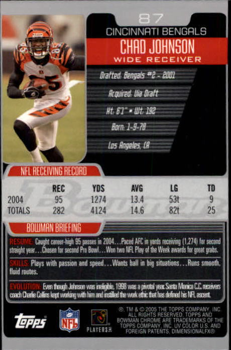 A0887- 2005 Bowman Chrome FB Cards 1-200 +Rookies -You Pick- 15+ FREE US SHIP - Picture 159 of 375