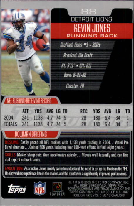 A0887- 2005 Bowman Chrome FB Cards 1-200 +Rookies -You Pick- 15+ FREE US SHIP - Picture 161 of 375