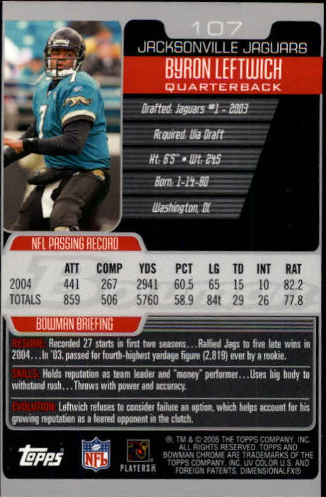 A0887- 2005 Bowman Chrome FB Cards 1-200 +Rookies -You Pick- 15+ FREE US SHIP - Picture 195 of 375