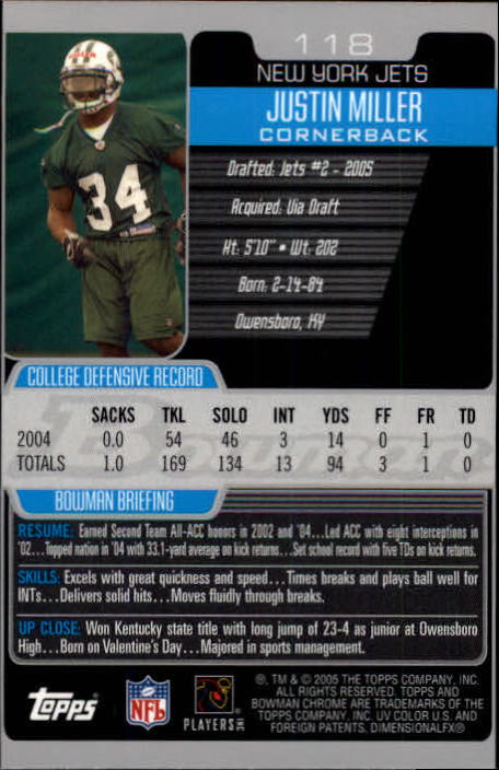 A0887- 2005 Bowman Chrome FB Cards 1-200 +Rookies -You Pick- 15+ FREE US SHIP - Picture 217 of 375